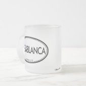 Casablanca, Marokko Mattglastasse (Vorderseite Links)