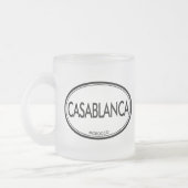 Casablanca, Marokko Mattglastasse (Links)