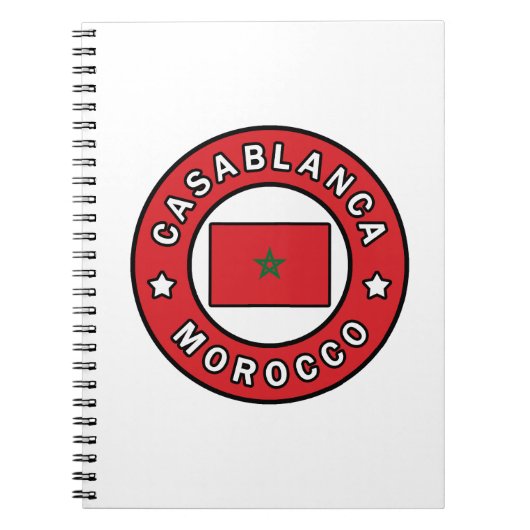 Casablanca Marokko Notizblock (Vorderseite)
