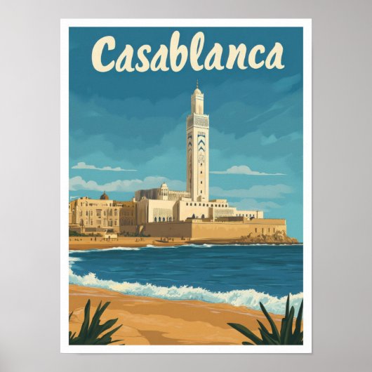 Casablanca Marokko Poster (Vorne)