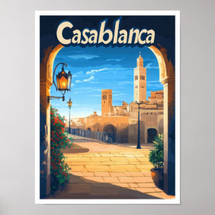 Casablanca Marokko Poster