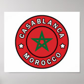 Casablanca Marokko Poster (Vorne)