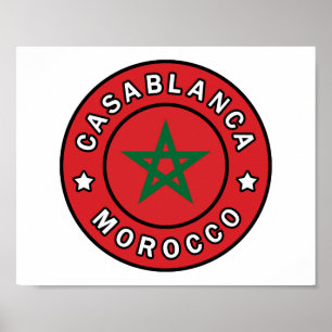 Casablanca Marokko Poster