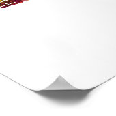 Casablanca Marokko Poster (Ecke)