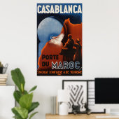 Casablanca Marokko Poster (Heimbüro)