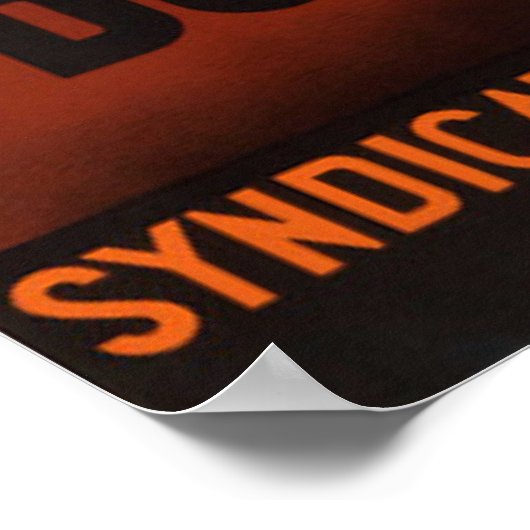 Casablanca Marokko Poster (Ecke)