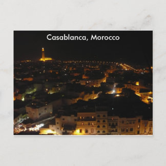 Casablanca, Marokko Postkarte