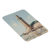 Casablanca Marokko Reise Magnet (Rechte Seite)