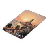 Casablanca Marokko Reise Magnet (Linke Seite)