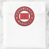 Casablanca Marokko Runder Aufkleber (Tasche)