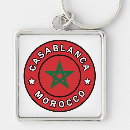 Casablanca Marokko Schlüsselanhänger (Vorne)