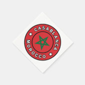 Casablanca Marokko Serviette (Ecke)