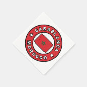 Casablanca Marokko Serviette (Ecke)