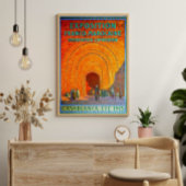 Casablanca Marokko Vintages Französisches Reisepla Poster