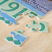 Casablanca Marokko Vintages Französisches Reisepla Puzzle (Seite)