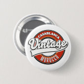 Casablanca Marokko Vintages Logo Button (Vorne & Hinten)