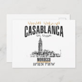 Casablanca Postkarte (Vorne/Hinten)