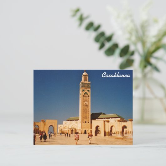 Casablanca Postkarte (Stehend Vorderseite)