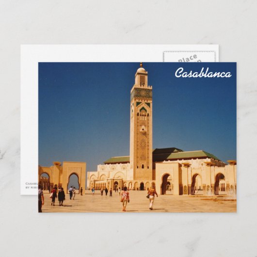 Casablanca Postkarte (Vorne/Hinten)