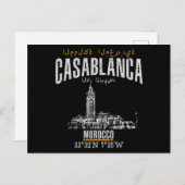 Casablanca Postkarte (Vorne/Hinten)