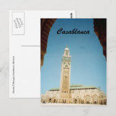 Casablanca Postkarte (Vorne/Hinten)