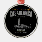 Casablanca Silbernes Ornament (Vorne)