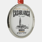 Casablanca Silbernes Ornament (Rechts)