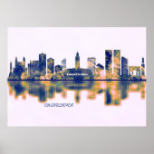Casablanca Skyline Poster (Vorne)