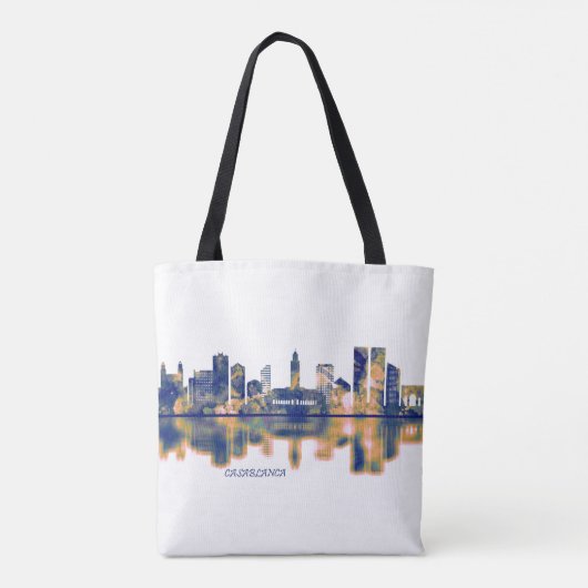 Casablanca Skyline Tasche (Rückseite)