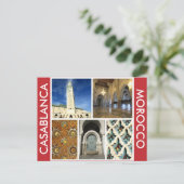 Casablanca Szenen Postkarte (Stehend Vorderseite)