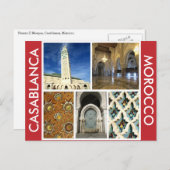 Casablanca Szenen Postkarte (Vorne/Hinten)