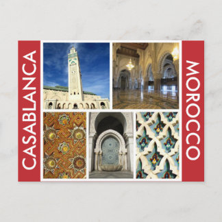 Casablanca Szenen Postkarte