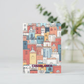 Casablanca Travel Postkarte (Stehend Vorderseite)