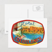 CasablancaHotel Postkarte (Vorne/Hinten)