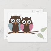 Casal Apaixonado Postkarte (Vorne/Hinten)