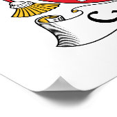 Casanova Familienwappen Poster (Ecke)