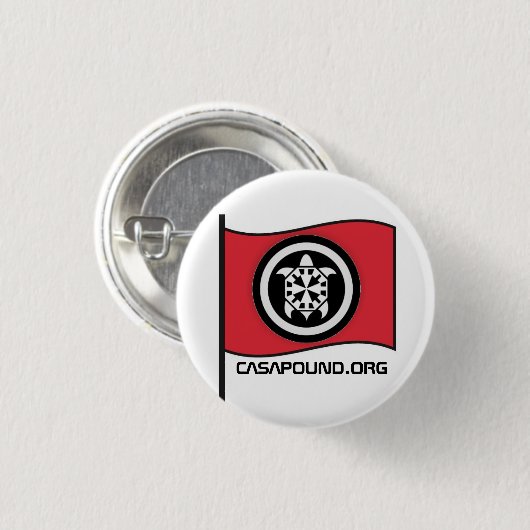 CASAPOUND CASA-PFUND ITALIEN BUTTON (Vorne & Hinten)