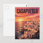 Casapueblo Postkarte (Vorne/Hinten)