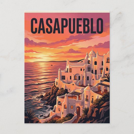 Casapueblo Postkarte (Vorderseite)
