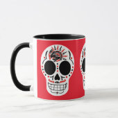 CasaQ aztekische Adler Calavera Kaffee-Tasse Tasse (Links)
