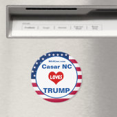 Casar NC LIEBEN TRUMP Patriotic Kühlschrankmagnet (In Situ (Geschirrspüler))
