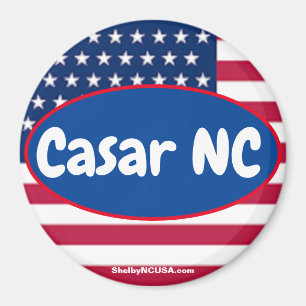 Casar NC Patriotischer Magnet
