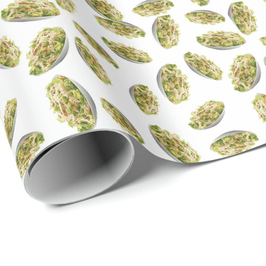 Cäsar-Salat Geschenkpapier (Rolleneckpunkt)