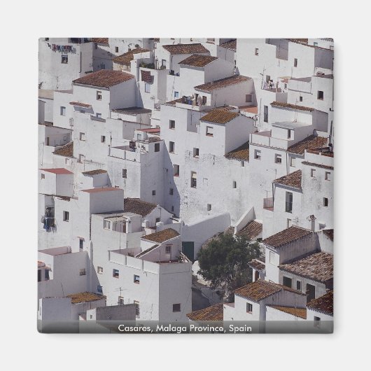 Casares, Provinz Malaga, Spanien Magnet (Vorne)