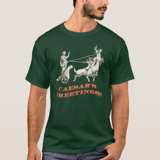 Cäsars Grüße T-Shirt (Vorderseite)