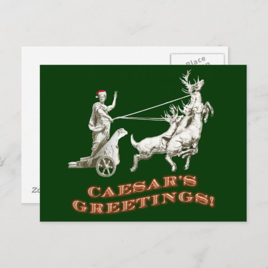Cäsars Grußkarte Postkarte (Vorne/Hinten)