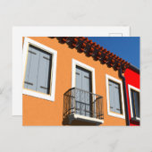 Casas en Venecia Postkarte (Vorne/Hinten)