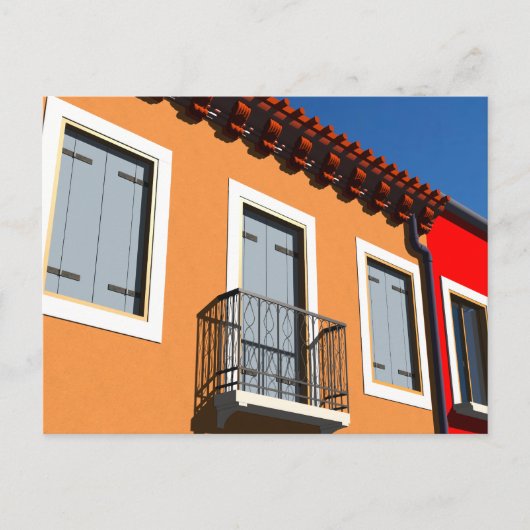 Casas en Venecia Postkarte (Vorderseite)