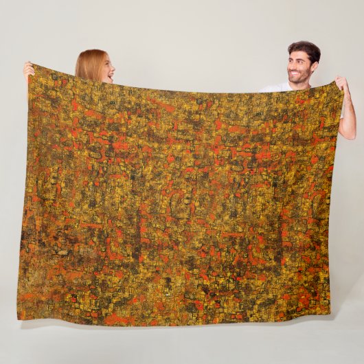 Casca de árvore virtual, com tons de living coral fleecedecke (Beispiel)