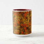 Casca de árvore virtual, com tons de living coral tasse (Zentrum)